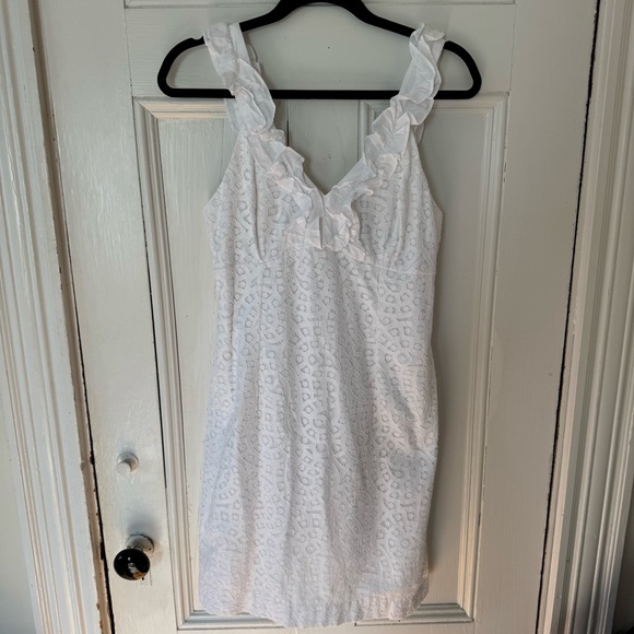 Lilly Pulitzer Phoebe Resort White Paisley Lace Dress - Picture 1 of 6